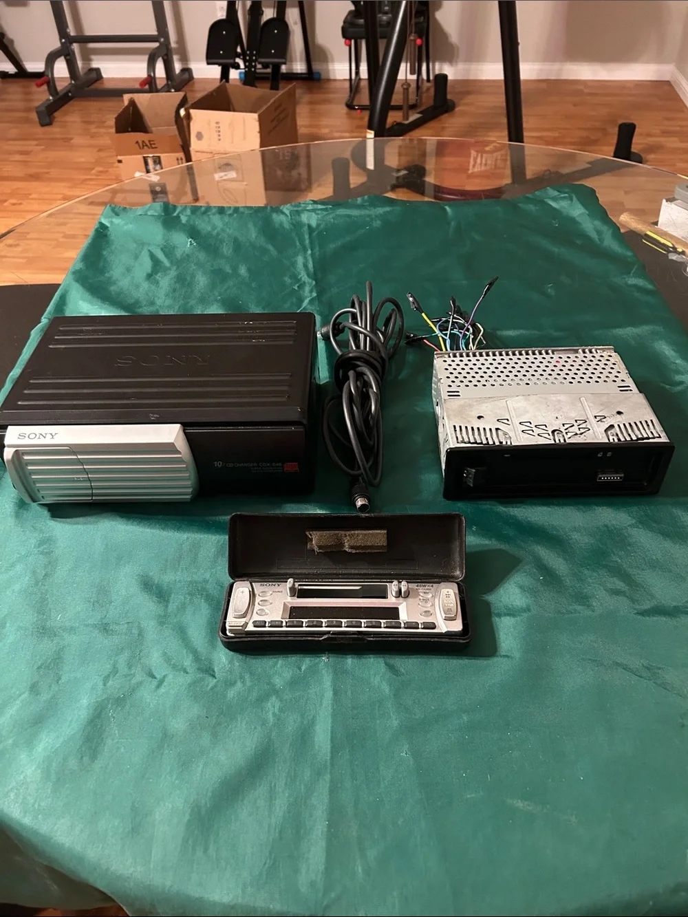 Sony XR-CA300 cassette stereo with cd changer and removable faceplate